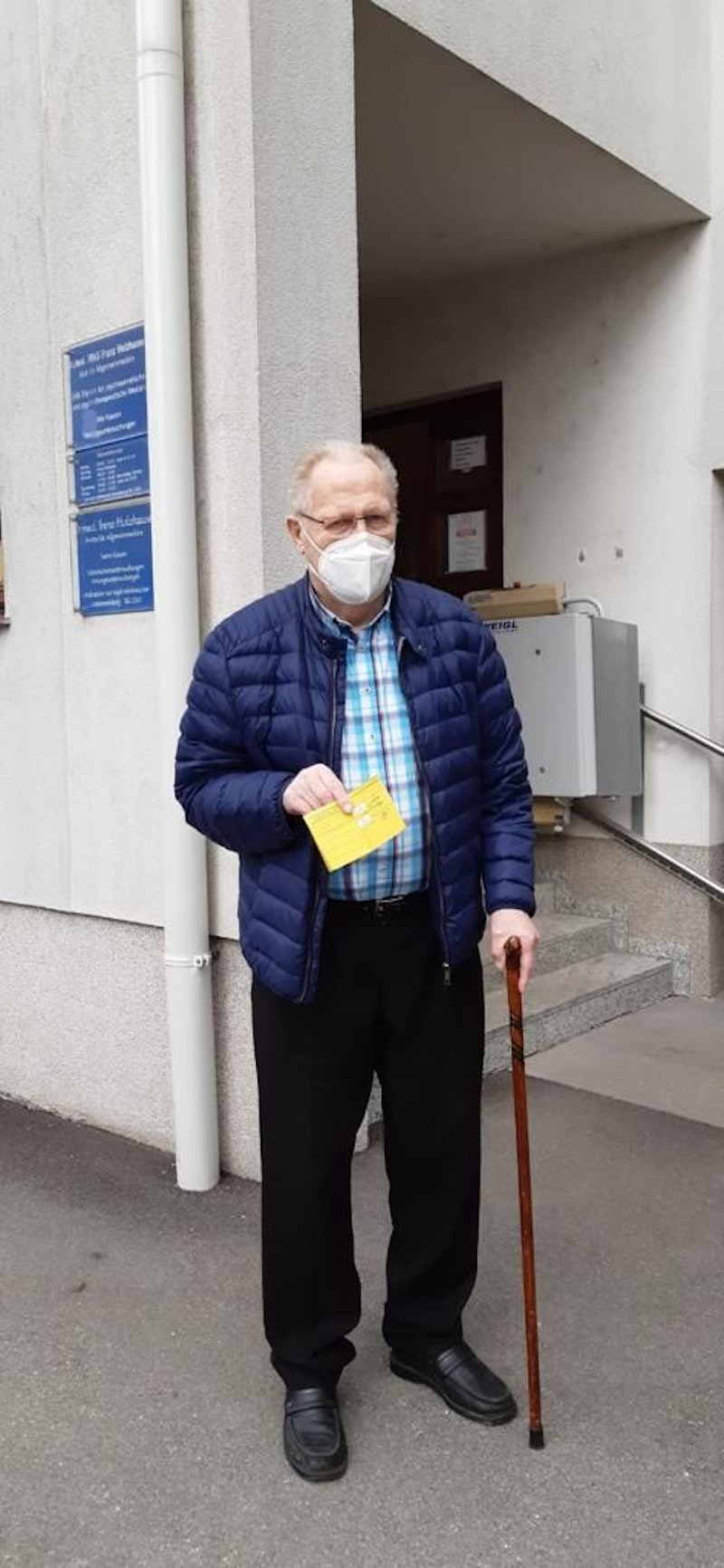 Franz S. (77): Endlich hat er die 2. Impfdosis