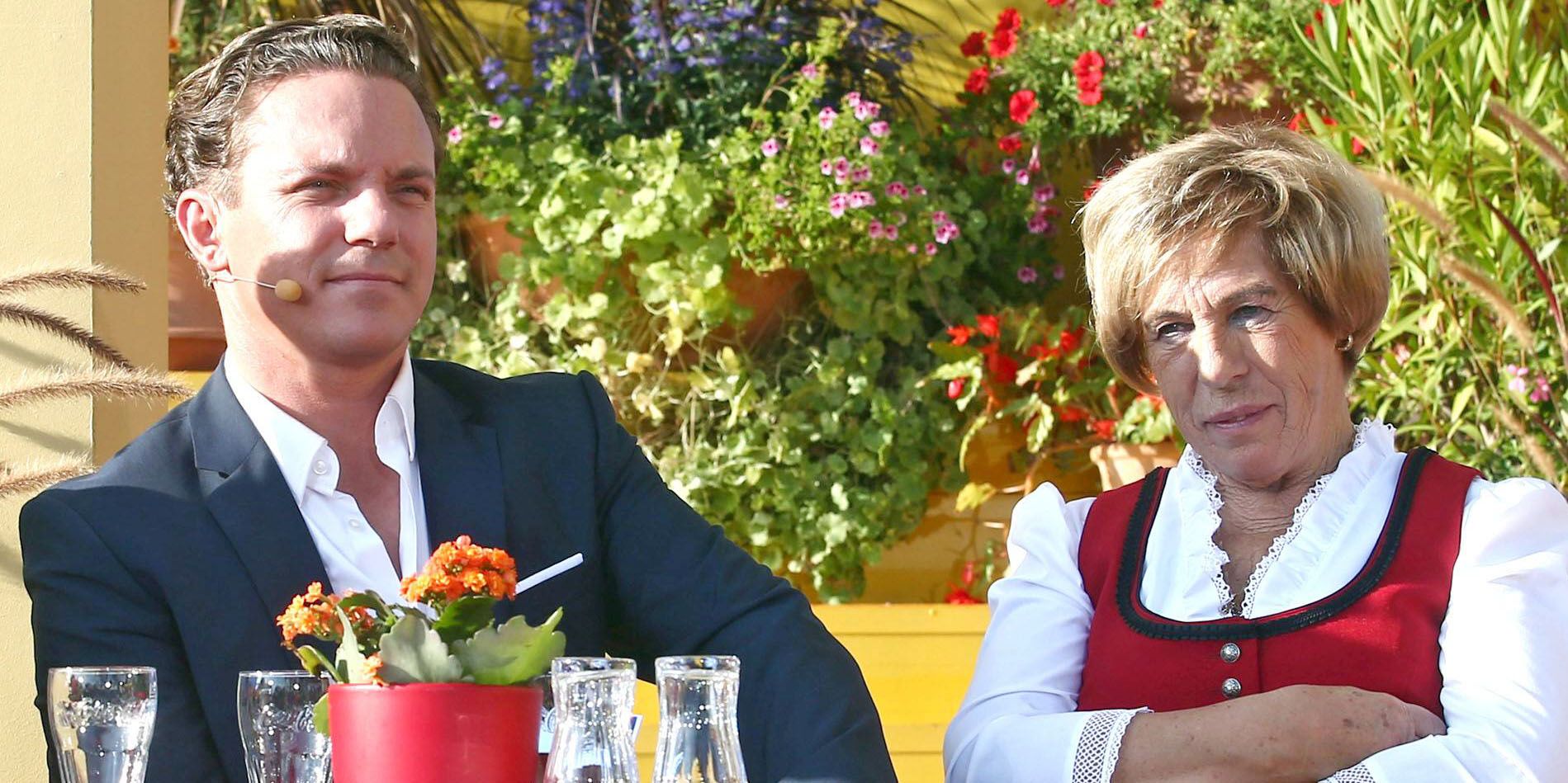 Stefan Mross mit seiner Mutter Stefanie