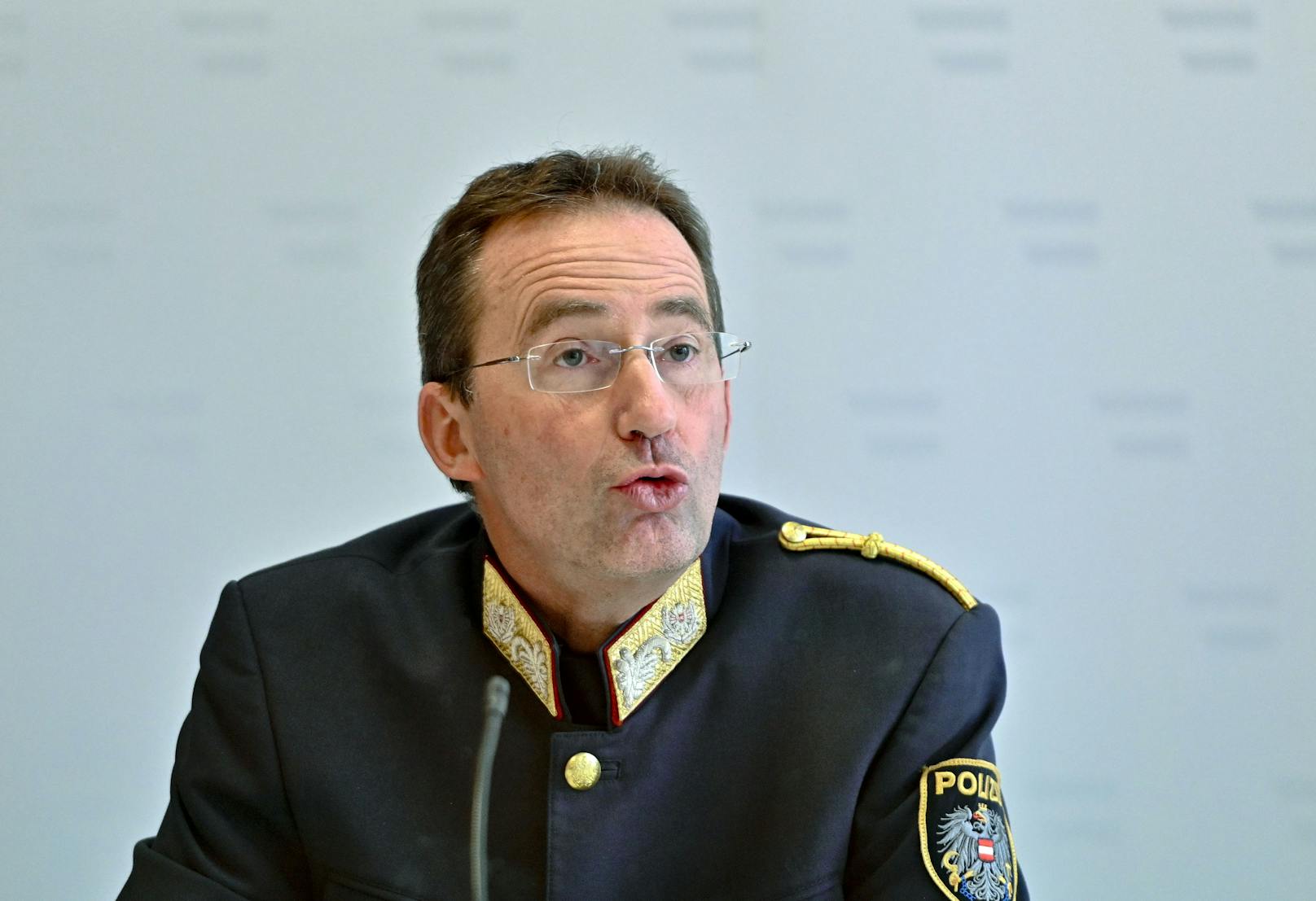 Landespolizeipräsident Gerhard Pürstl verurteilt die Angriffe aufs schärfste. 