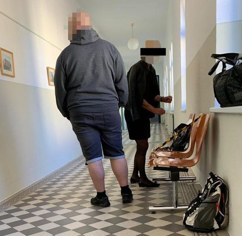 Die Angeklagte beim Prozess Anfang Juni 2021