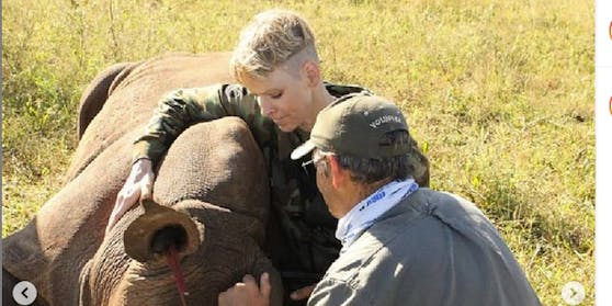 Charlene bei Anti-Wilderer-Einheiten