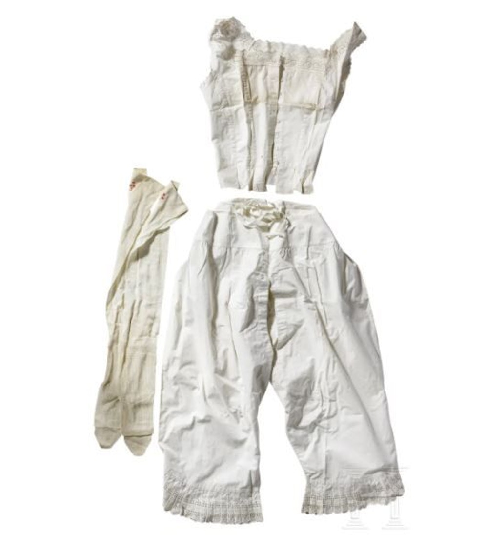 Die Unterwäsche der Kaiserin Elisabeth.