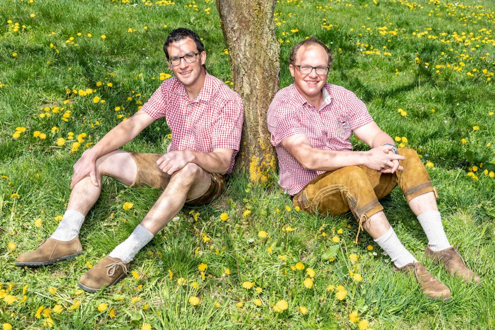 Die Marillenbauern Christian und Gerald