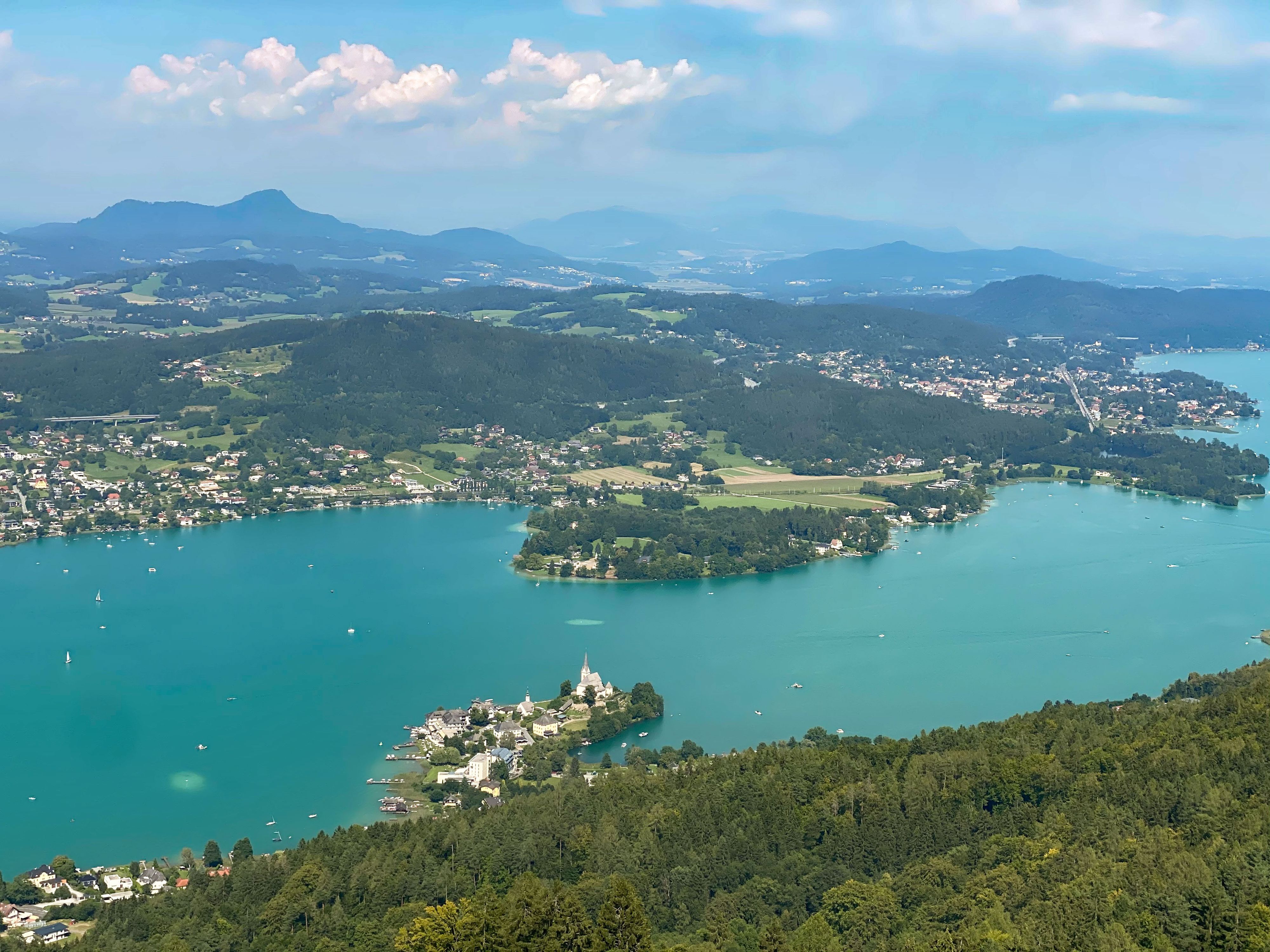 Der Wörthersee in Kärnten.