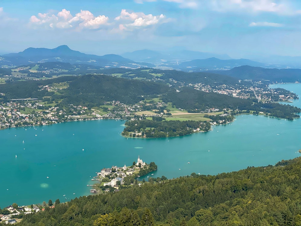 Der Wörthersee in Kärnten.