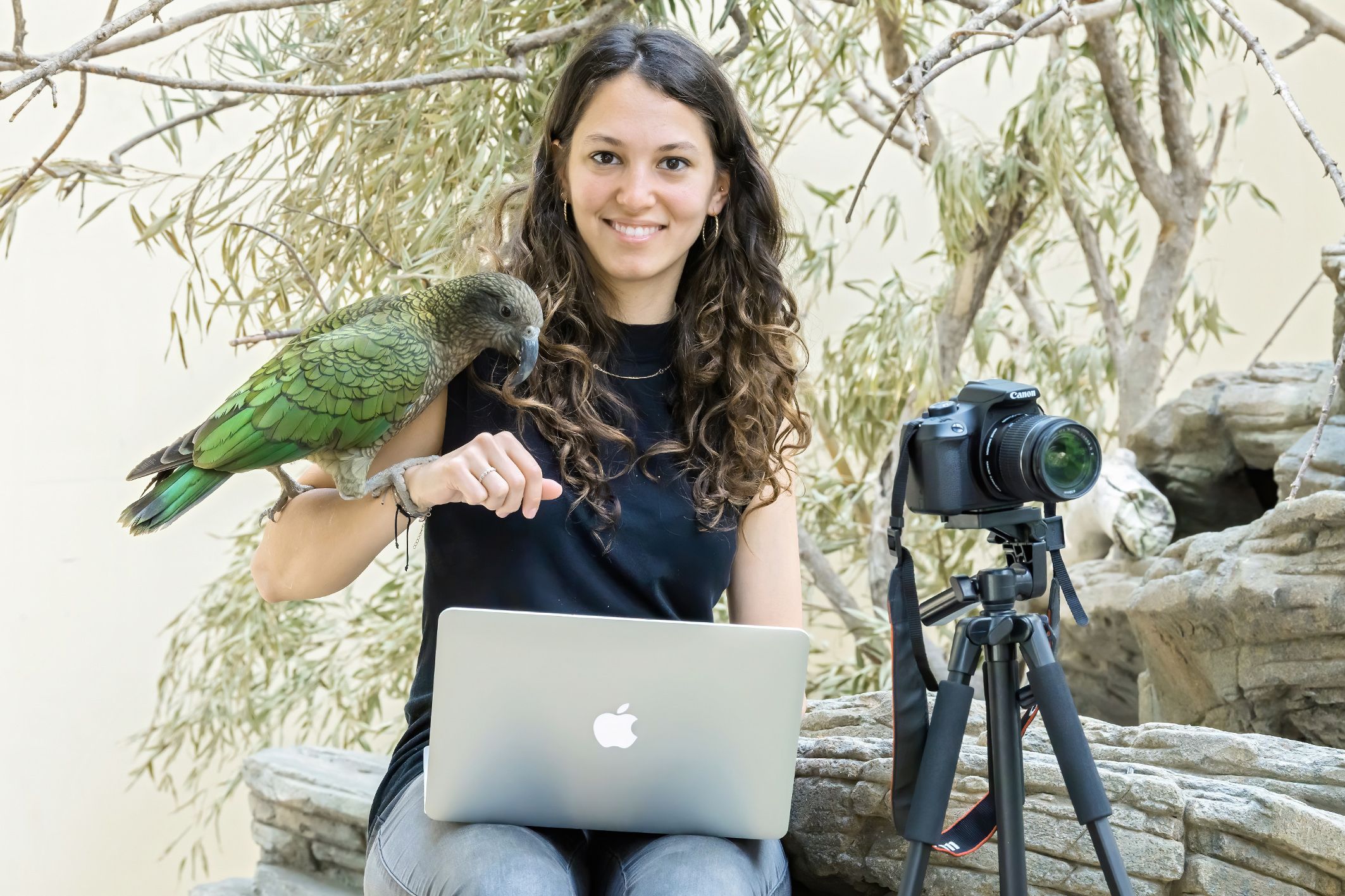 Für ihre Masterarbeit hat Biologin Margarita Hartlieb stundenlang das Gähnen der Tiere in Schönbrunn ausgewertet.