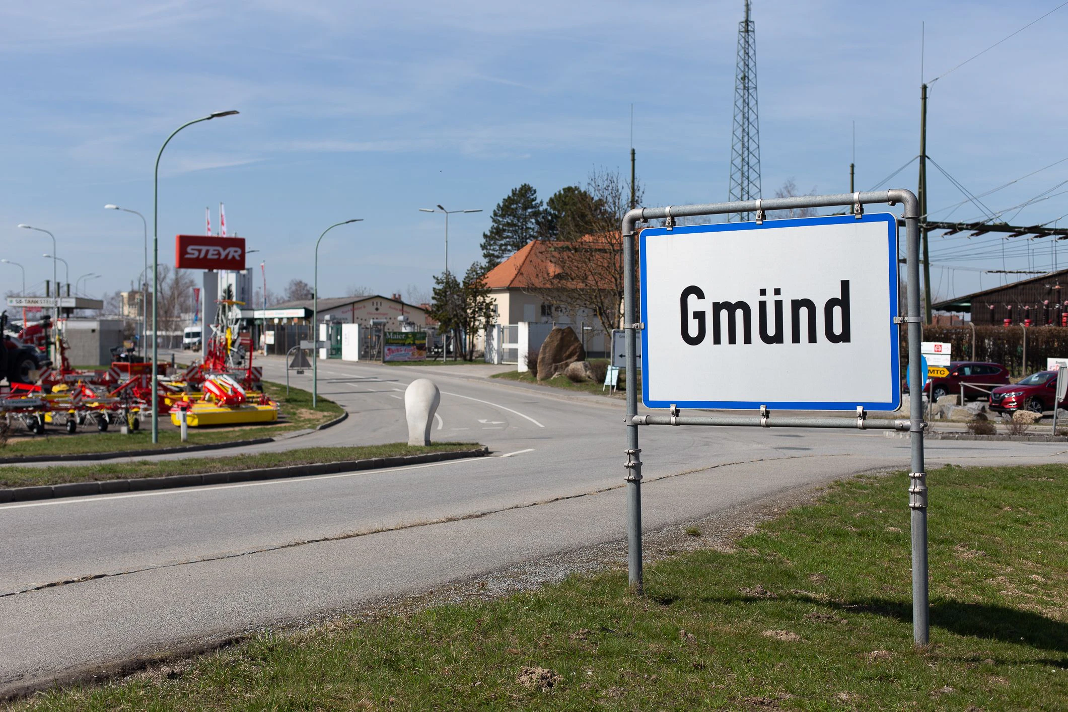 Das Ortsgebiet wurde zur "Rennstrecke".
