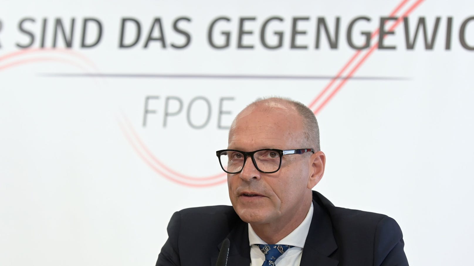 Harald Stefan, laut Parteistatut neuer FPÖ-Chef