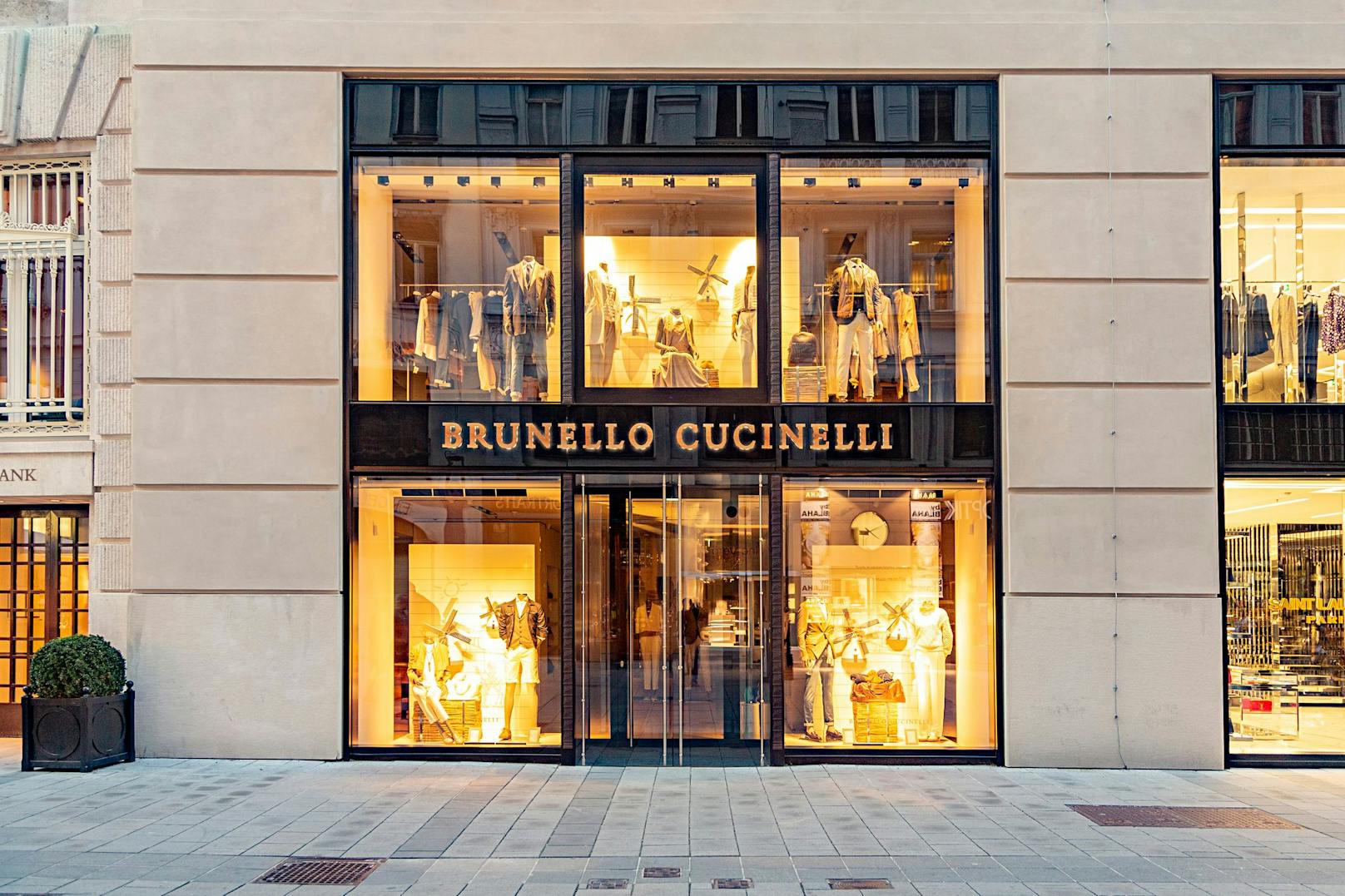 Die italienische Luxus-Designermarke Brunello Cucinelli 