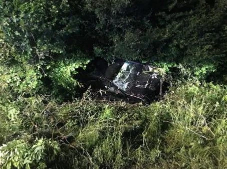 Das Unfallfahrzeug