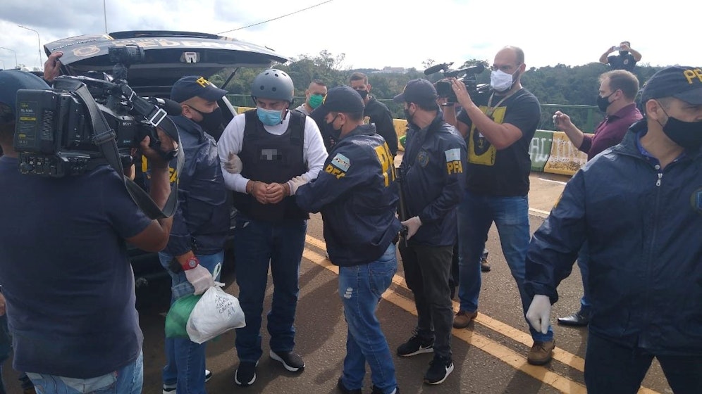  Angel Cabrera wurde unter großen Sicherheitsvorkehrungen überstellt.