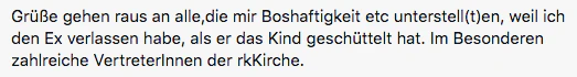 Karla K. war Gewaltopfer, ihr Sohn ebenso. Ihr Schicksal teilt sie auf Twitter.
