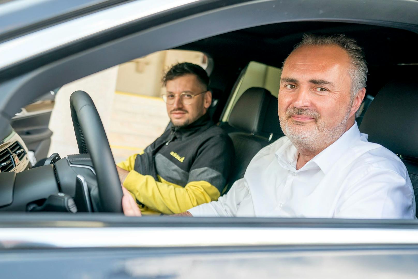 Im Auto herrschte Balkan-Stimmung: Es gab Miroslav Skoro und Sinan Sakic zu hören!