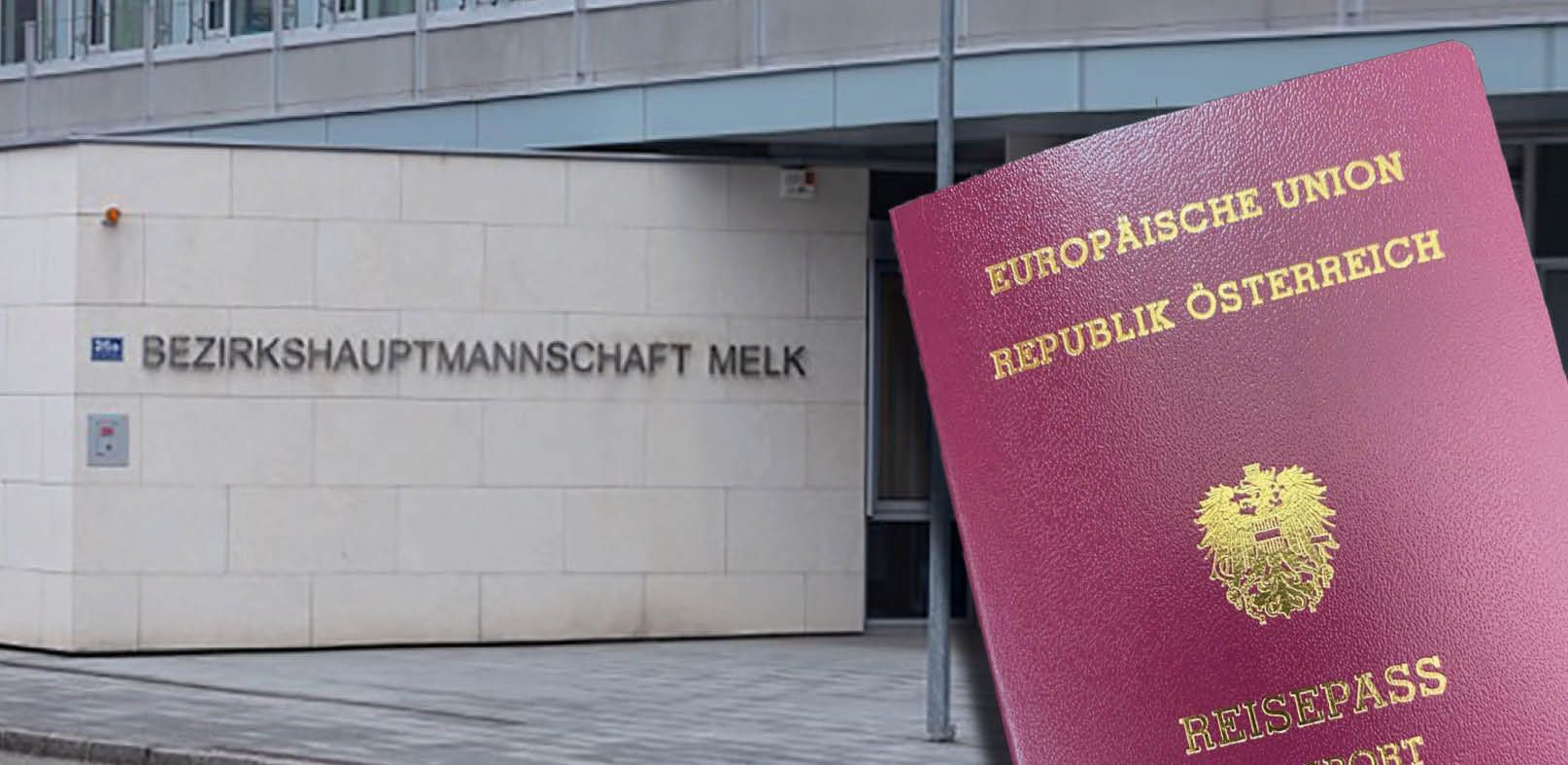 Kein Reisepass für Kind auf der BH Melk