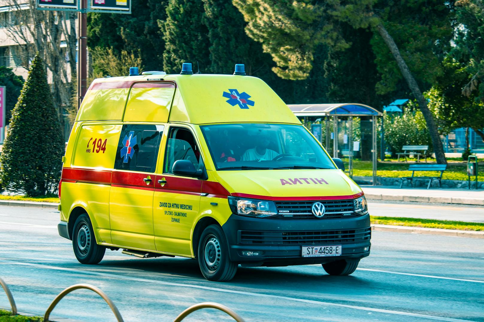 Ein Rettungswagen in Kroatien. (Symbolbild)