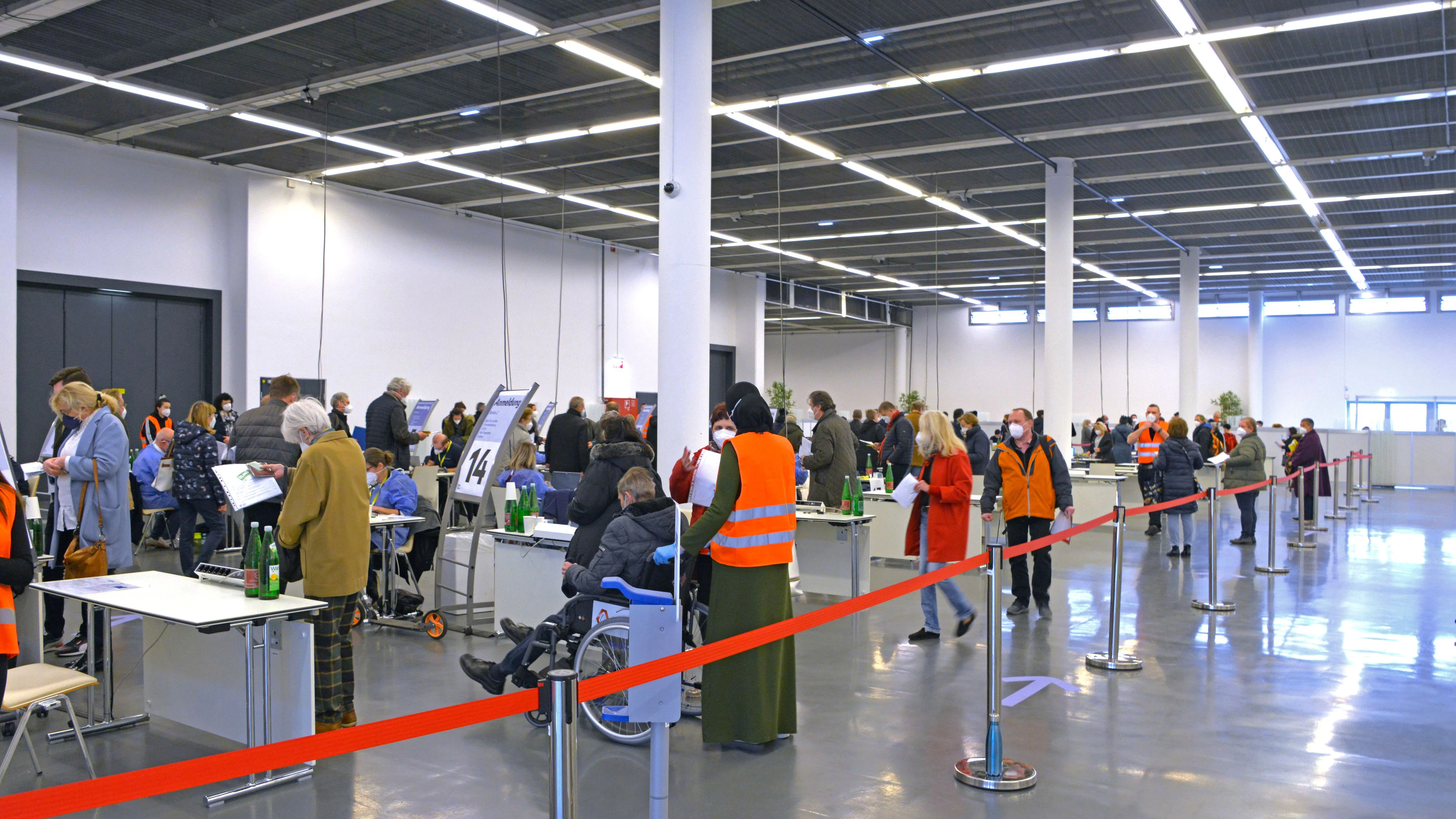 Covid-19-Impfung im Austria Center Vienna