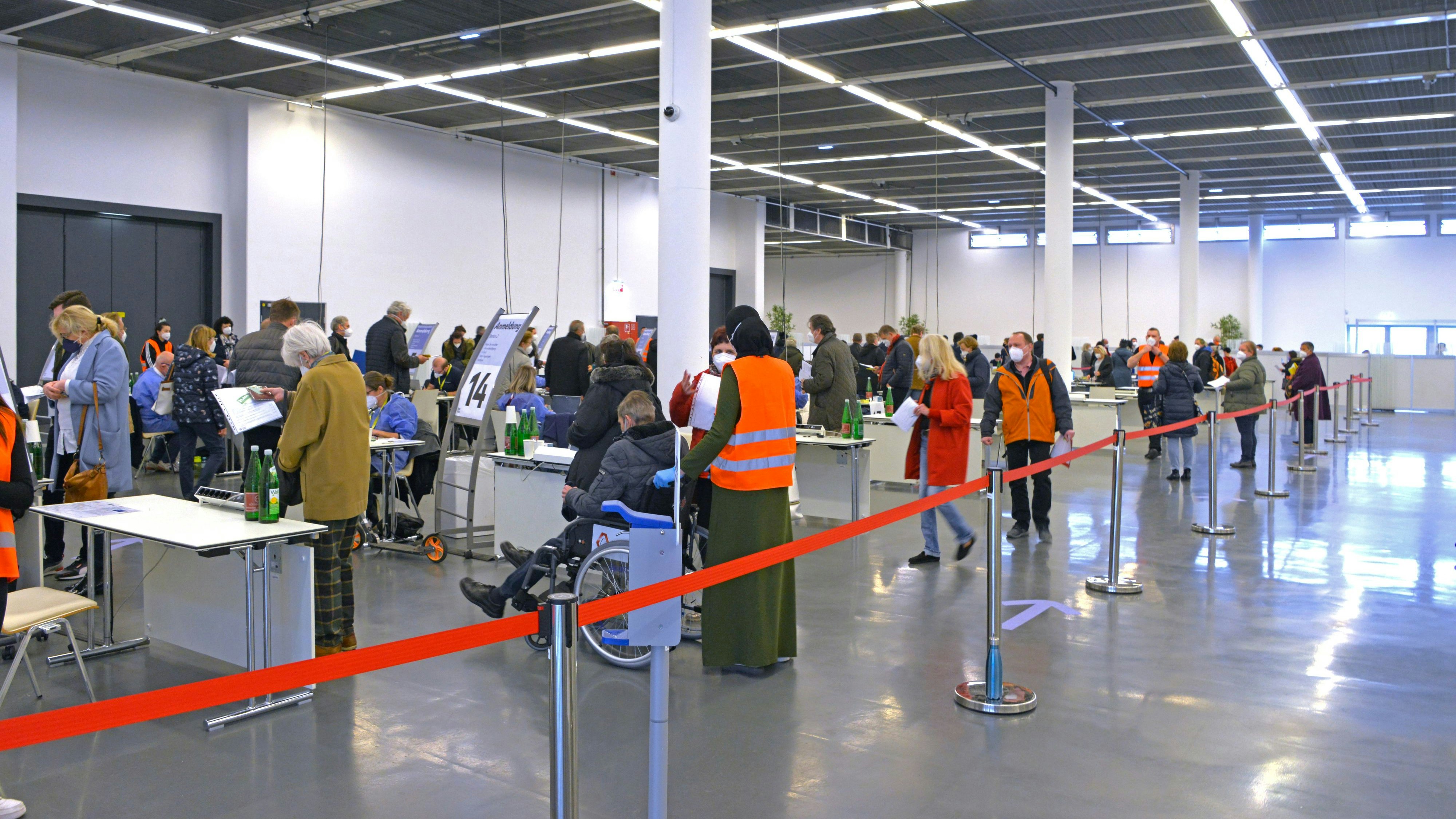 Covid-19-Impfung im Austria Center Vienna