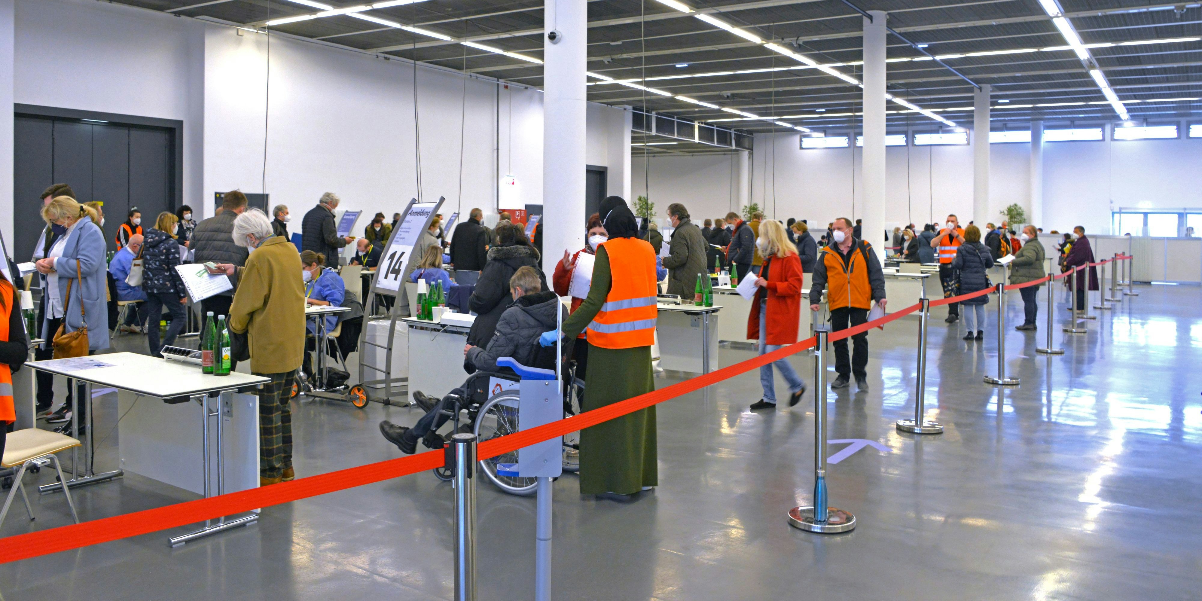 Covid-19-Impfung im Austria Center Vienna