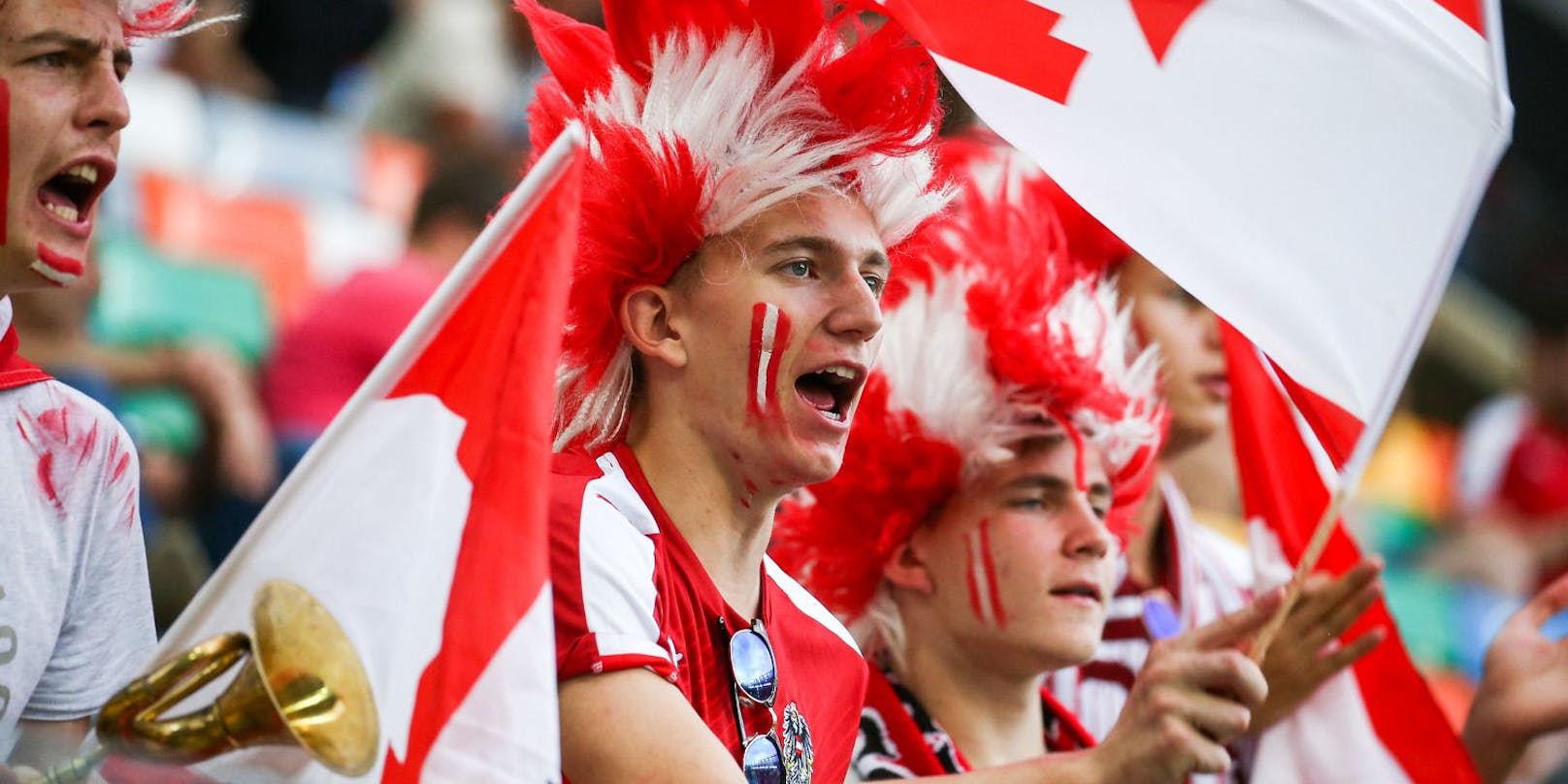 Österreichs Fans dürfen bei der EURO gemeinsam mitfiebern.