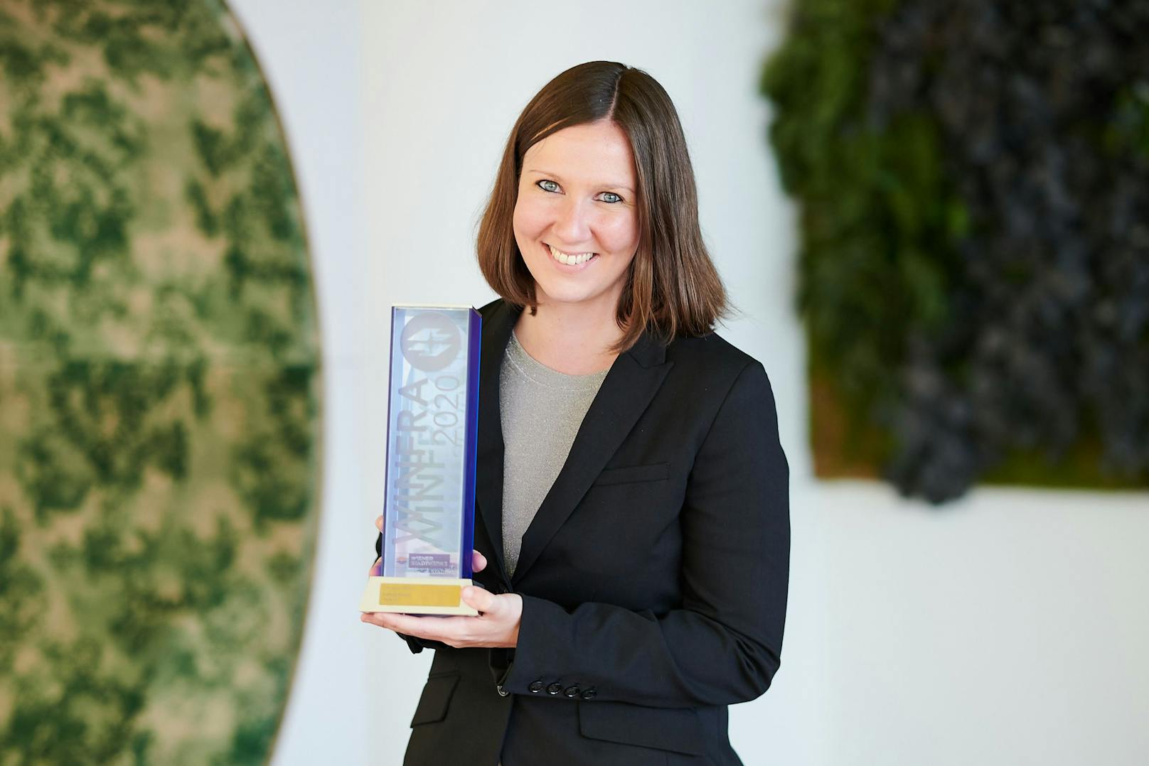 Stefanie Riegler gewann den WINFRA-Preis in der Kategorie "Online".