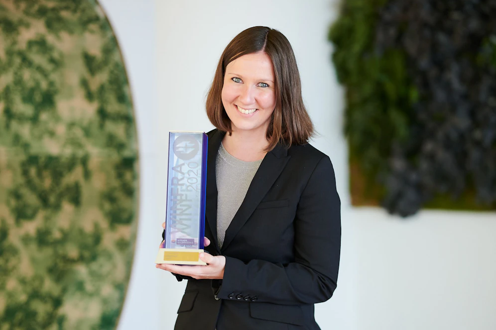 Stefanie Riegler gewann den WINFRA-Preis in der Kategorie 