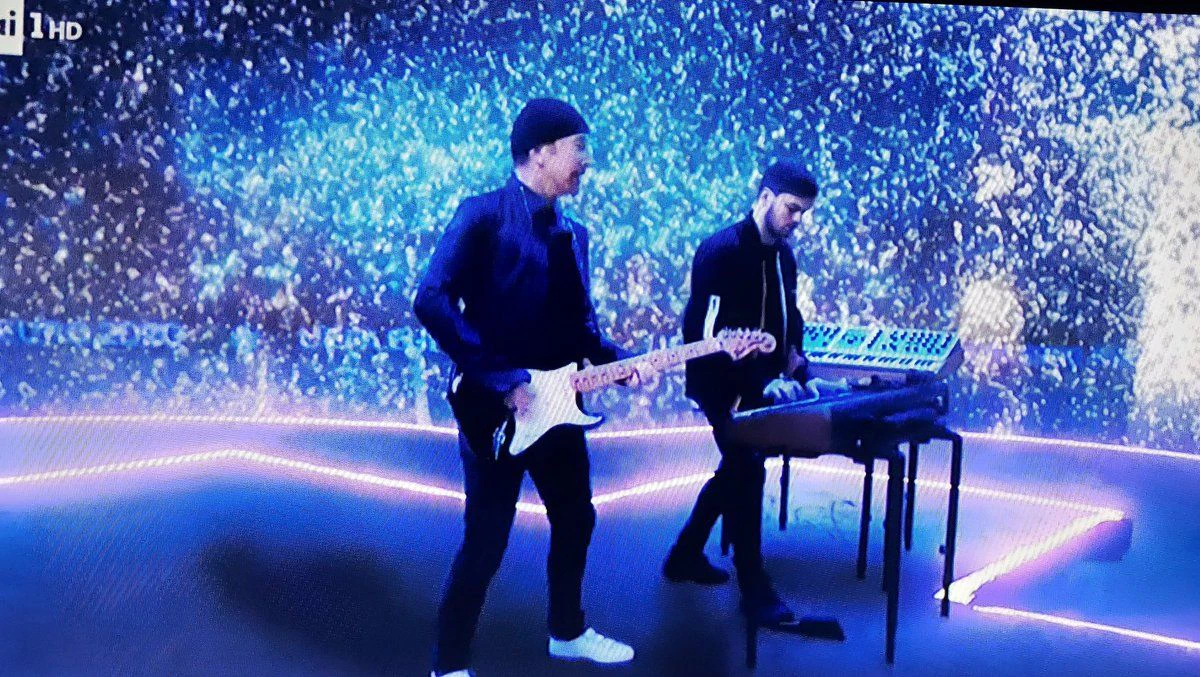 Die Performance bei der EM-Eröffnung. 