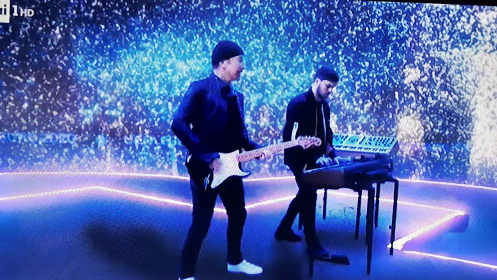 Die Performance bei der EM-Eröffnung. 