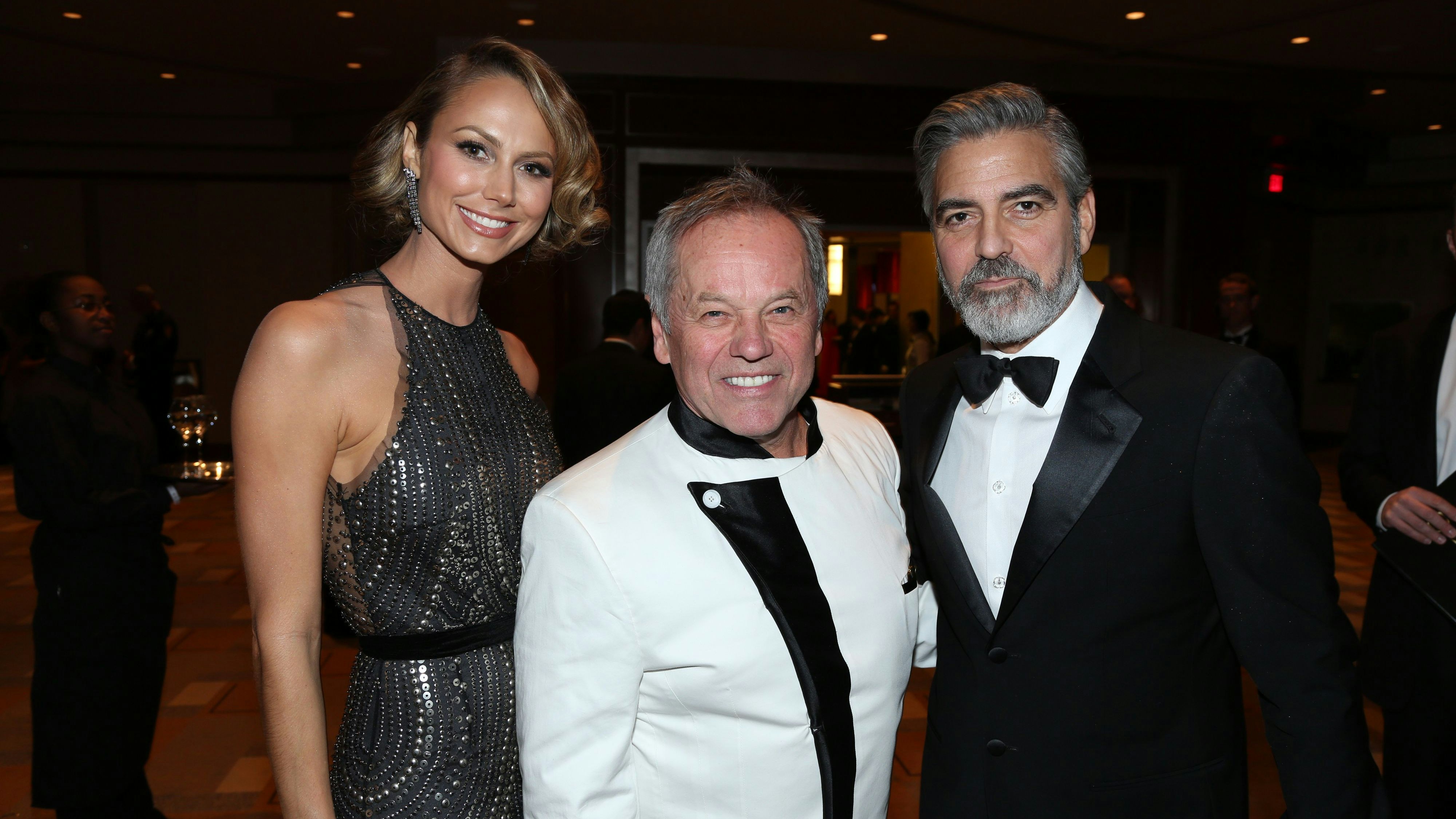 Holt Wolfgang Puck jetzt auch Stars wie <strong>George Clooney</strong> ( mit Stacy Keibler) nach Wien?&nbsp;