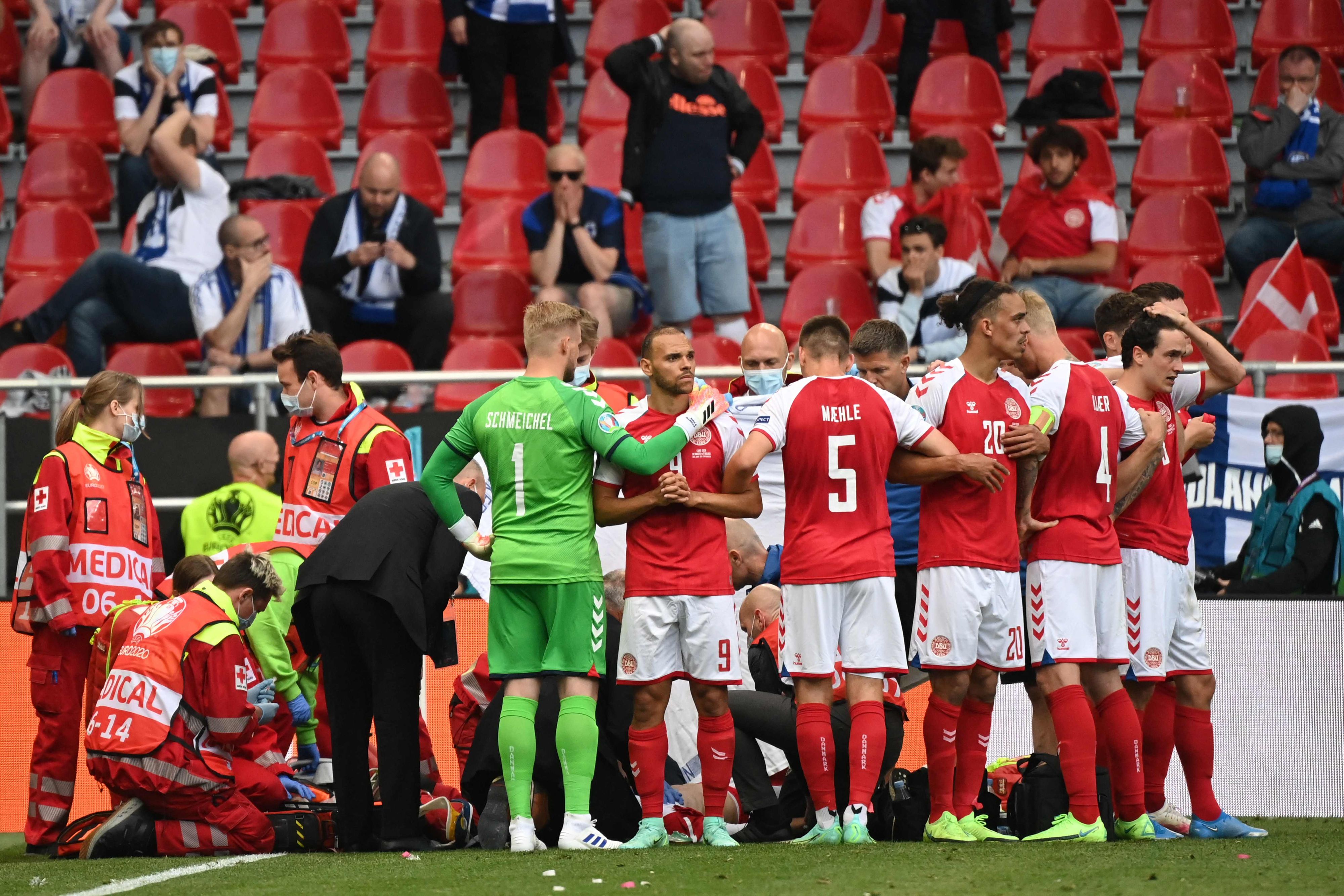 Dänemark zittert um Christian Eriksen