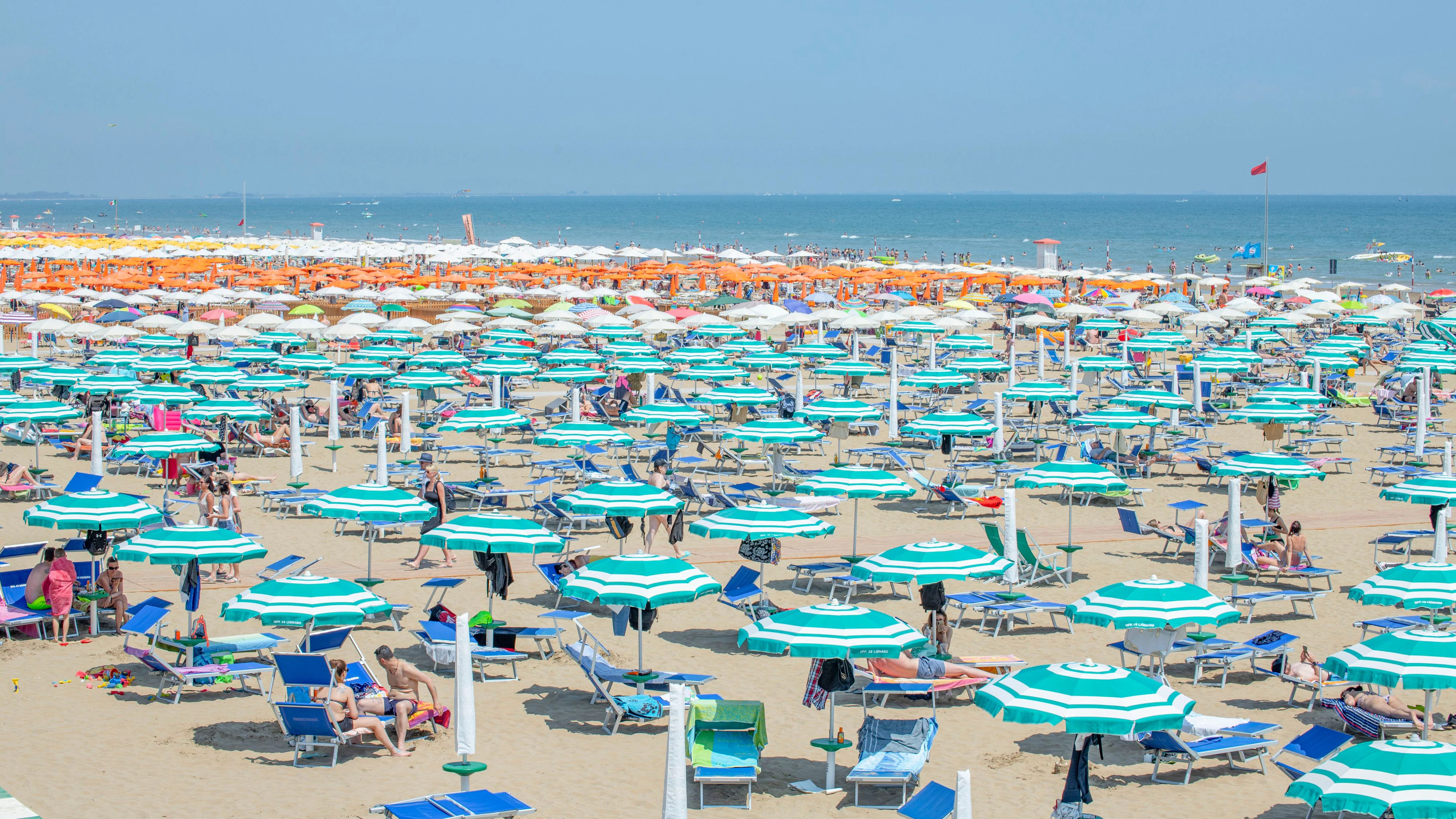 Strand in Lignano