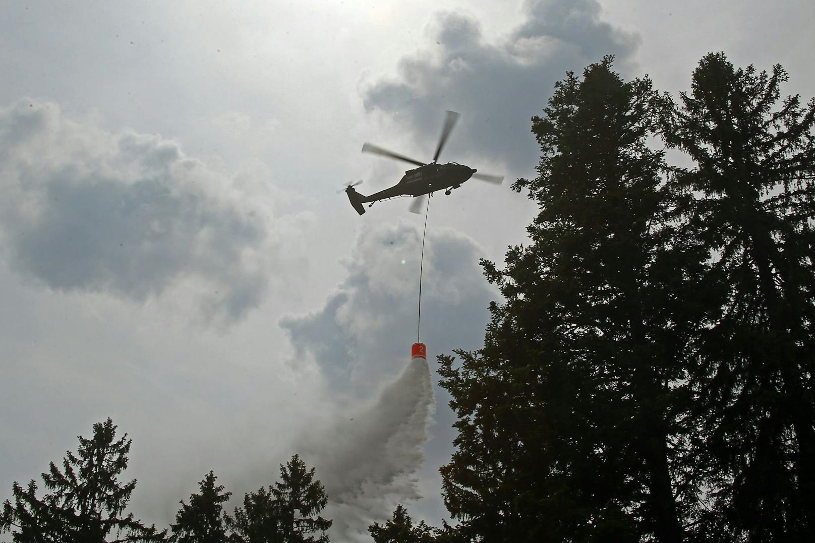 Große Waldbrandübung im Bezirk Lilienfeld