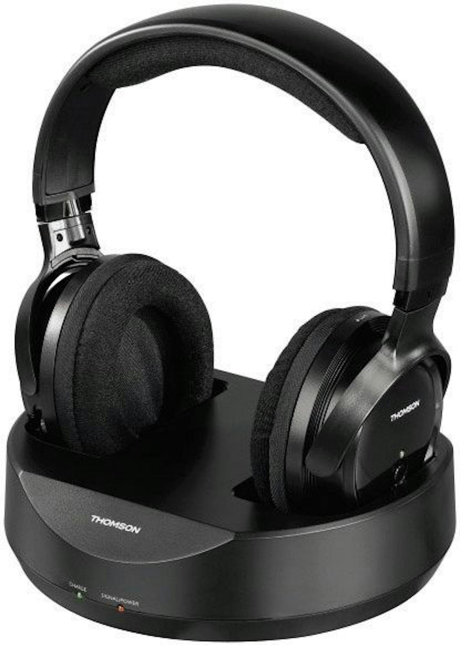 Musik oder Filme kabellos genießen mit den Thomson WHP3001BK Wireless Kopfhörern!