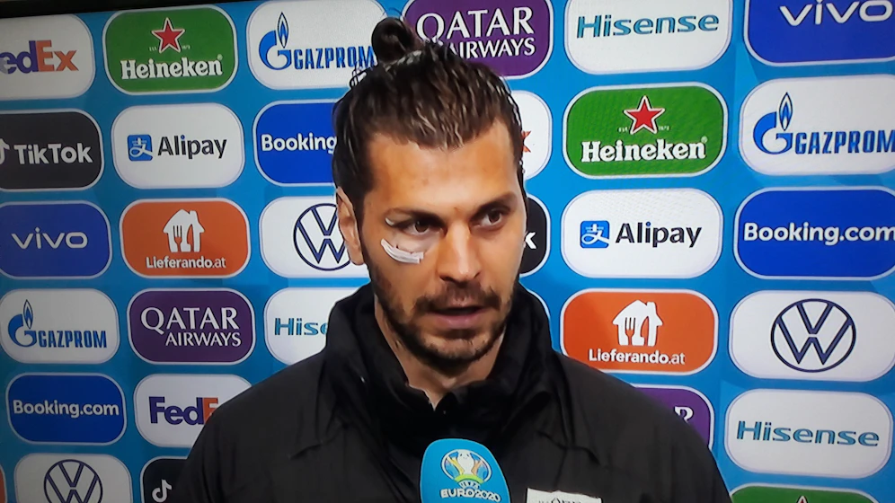 Dragovic: Genäht nach einer Rissquetschwunde.&nbsp;