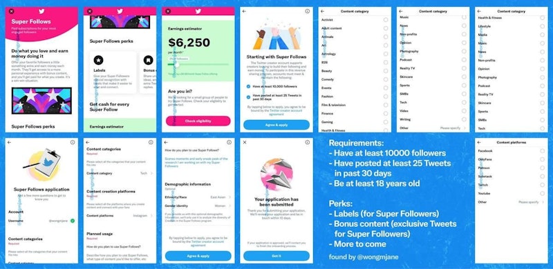 Es ist ein Abomodell, wobei Follower Geld für zusätzliche Inhalte bezahlen. Preis: 4,99 Dollar pro Monat.