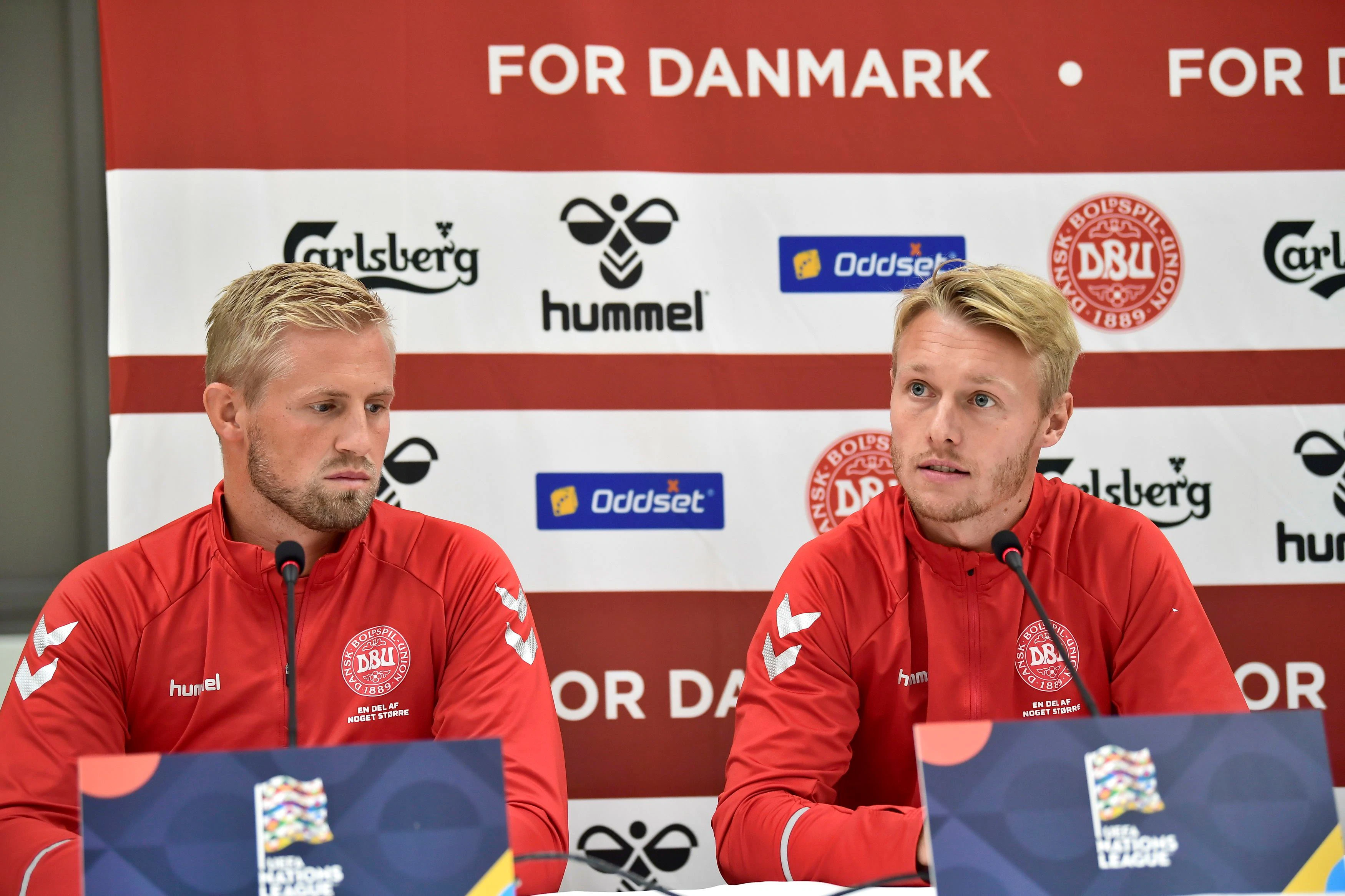 Kaspar Schmeichel, Simon Kjaer