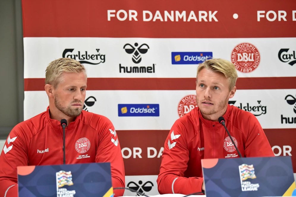 Kaspar Schmeichel, Simon Kjaer
