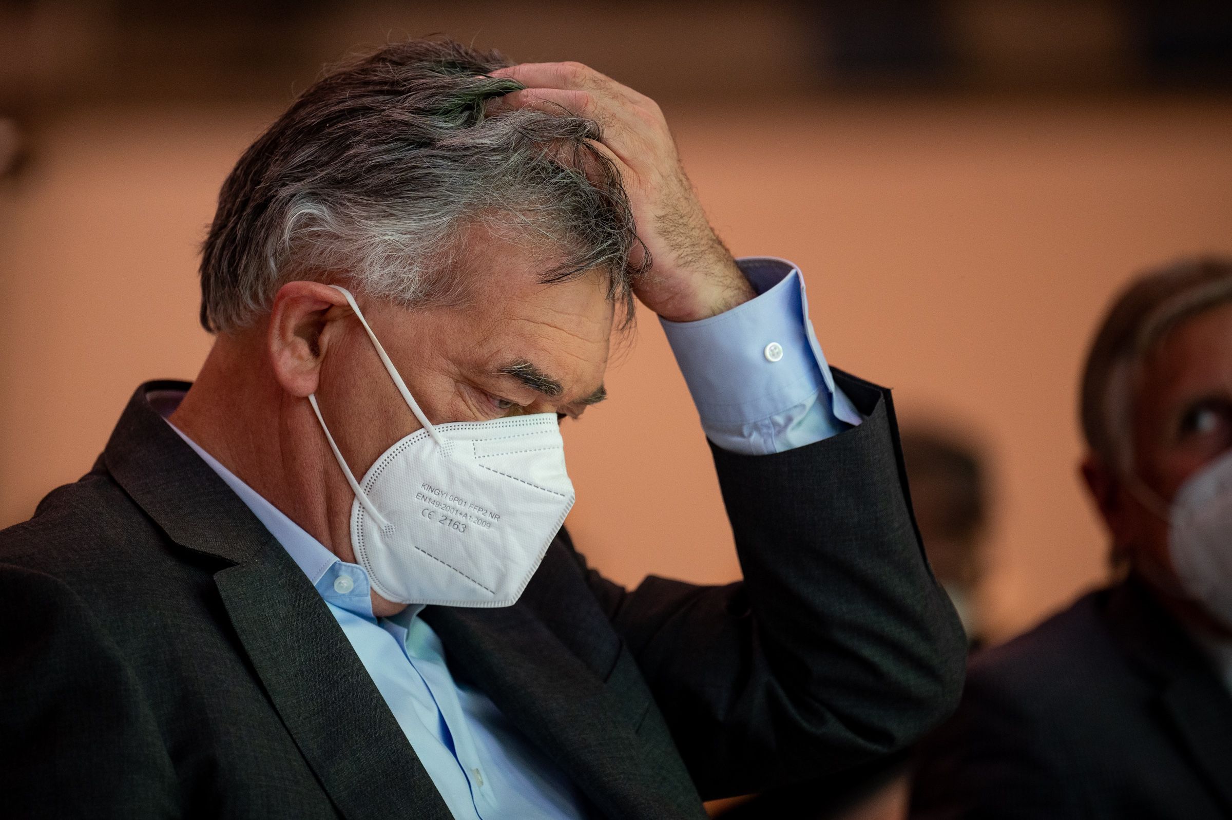 Vizekanzler und Grünen-Chef Werner Kogler beim Bundeskongress der Grünen am Sonntag (13. Juni 2021). 