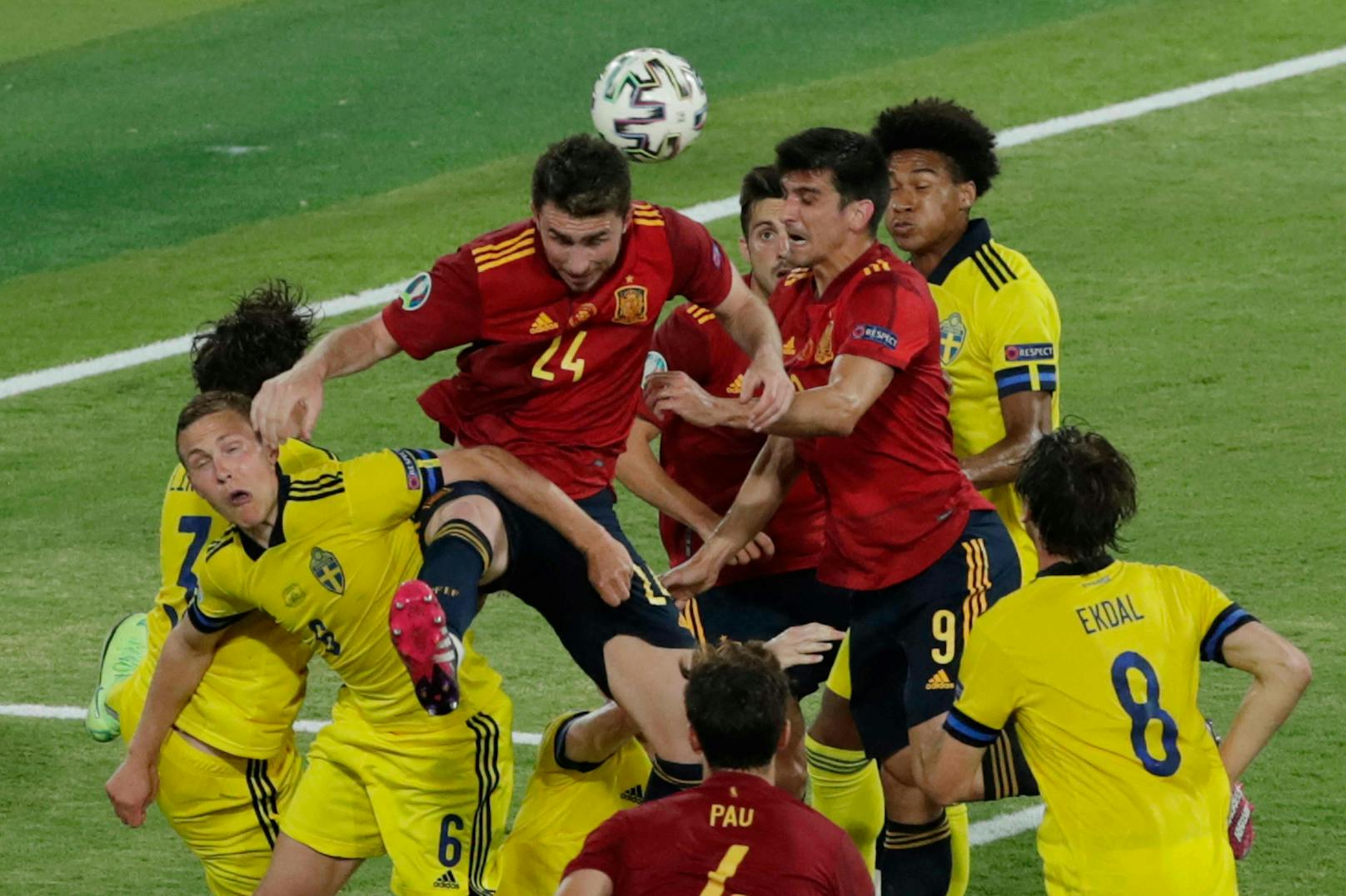 Spanien gegen Schweden endet 0:0