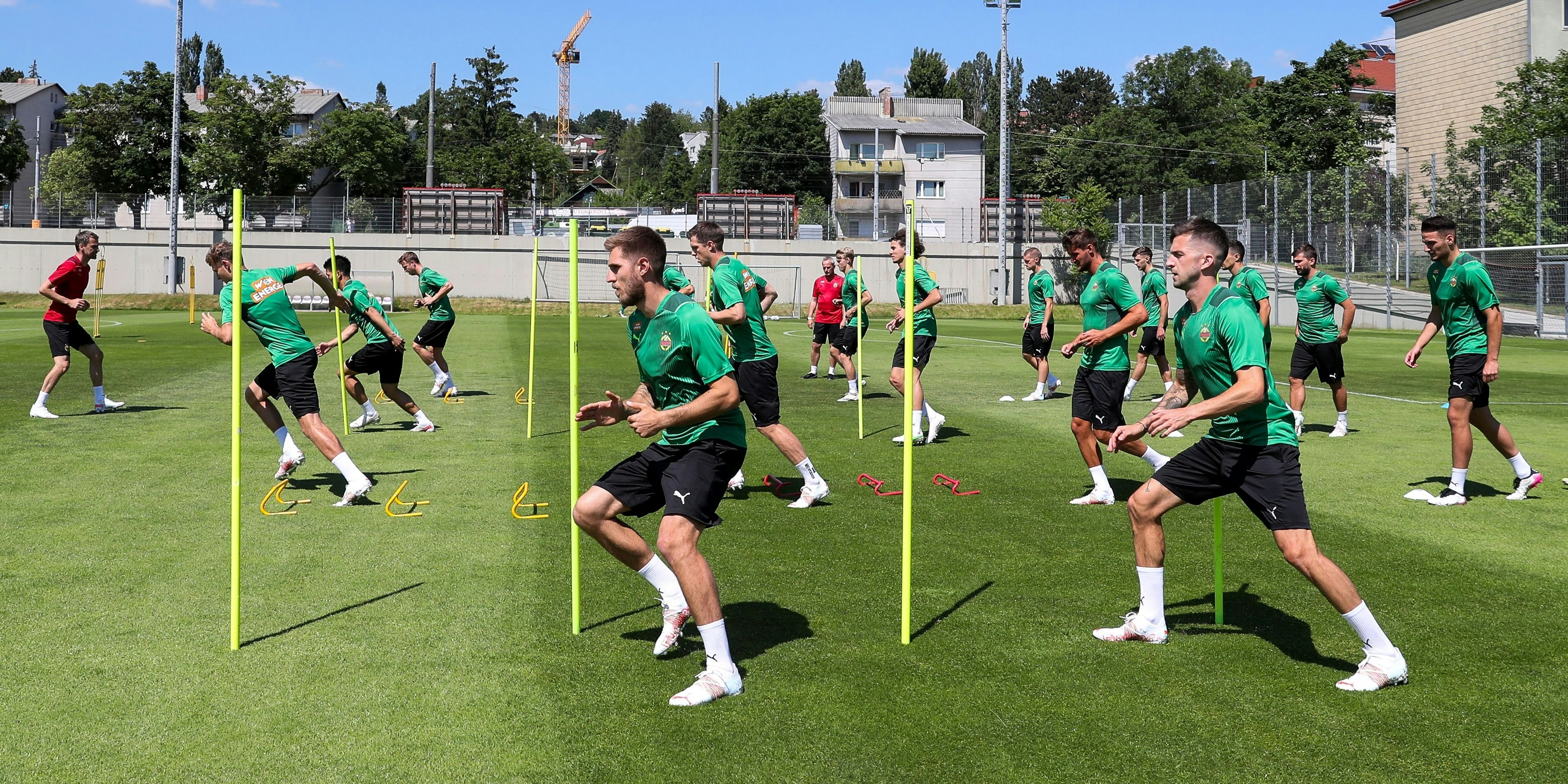 Rapid trainiert für die neue Saison.