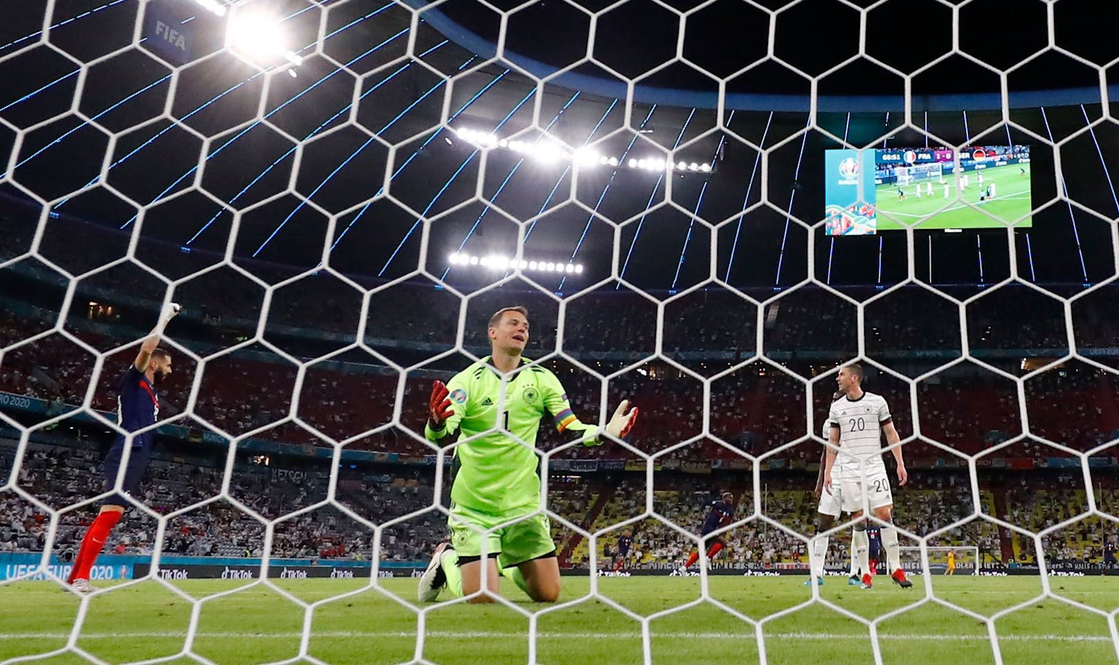 Geschlagen: Deutschland-Goalie Manuel Neuer