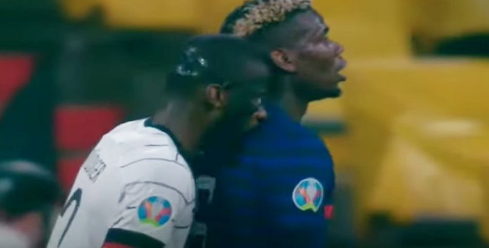 Antonio Rüdiger gegen Paul Pogba