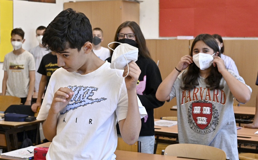 Maskenpflicht in den Schulen (Symbolfoto)