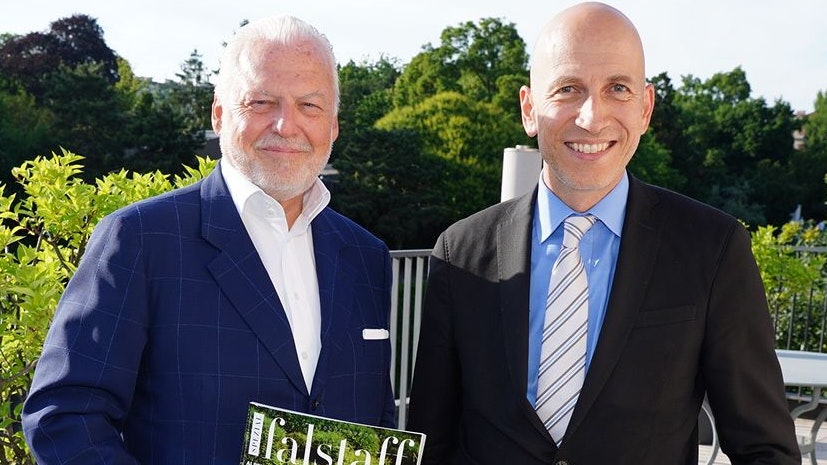 <strong>Wolfgang Rosam</strong> gilt als ÖVP-naher PR-Profi (Im Bild mit Arbeitsminister <strong>Martin Kocher</strong>)