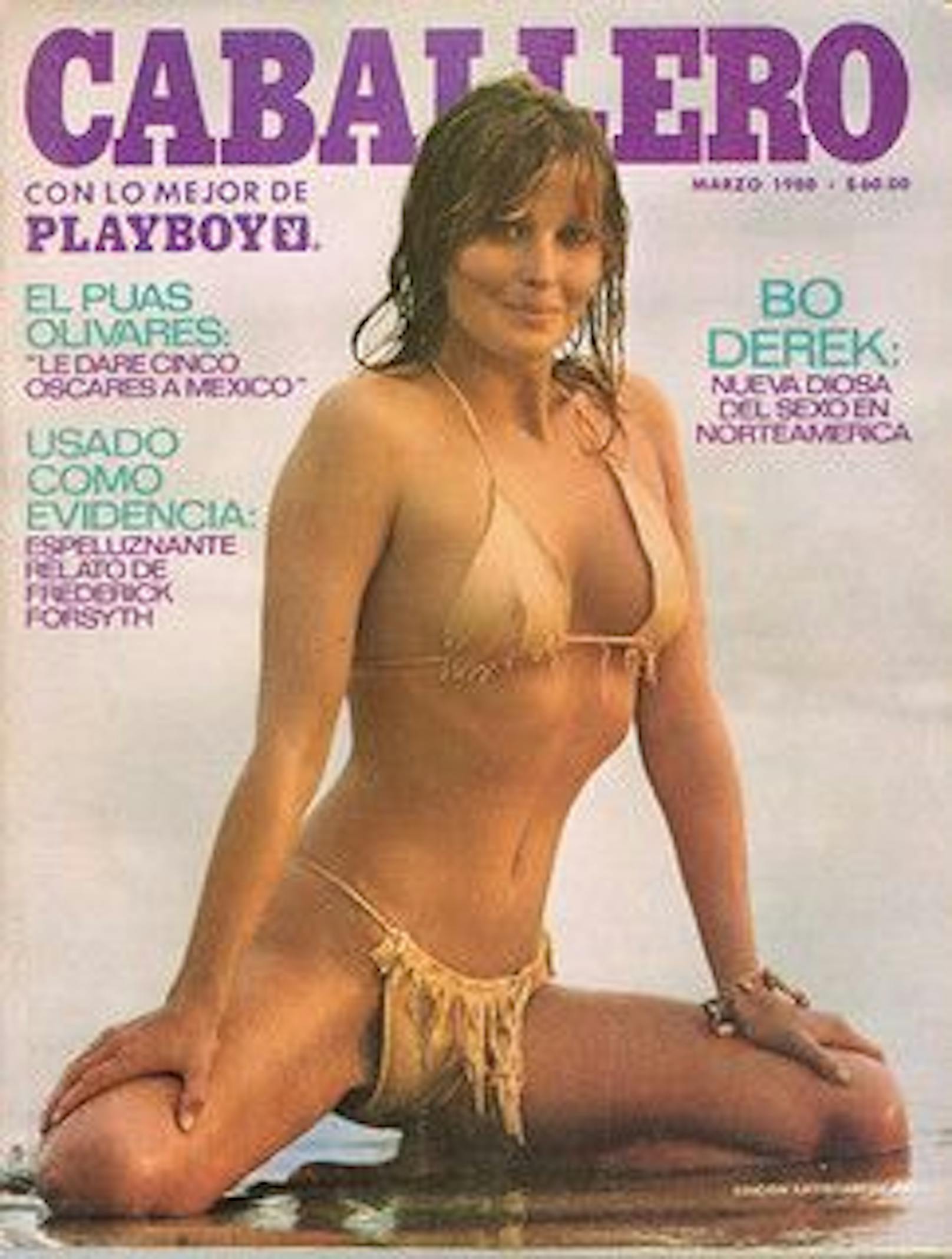 Bo Derek im Tarzan-Outfit auf dem Cover des "Playboy".