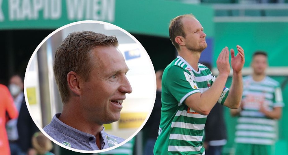 Mario Sonnleitner sucht nach dem Rapid-Abschied einen neuen Klub. Robert Ibertsberger hält ihn fit.