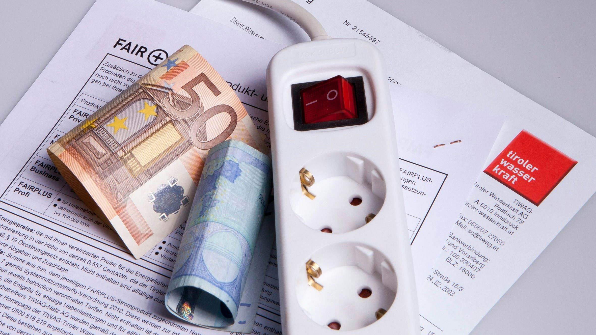 Stromkosten, Stromrechnung