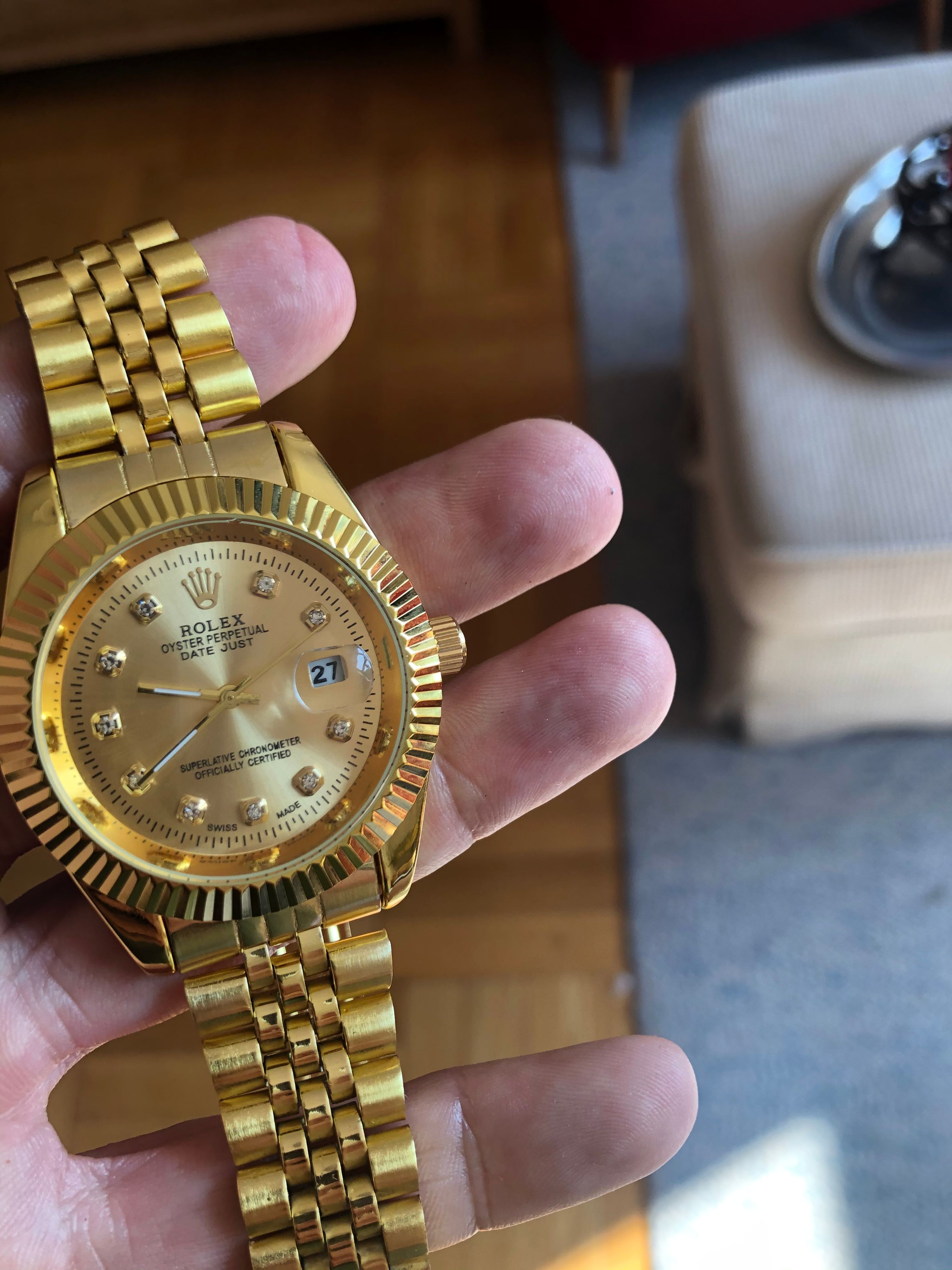 Georg K. fand diese gefälschte Rolex in seinem Postfach.