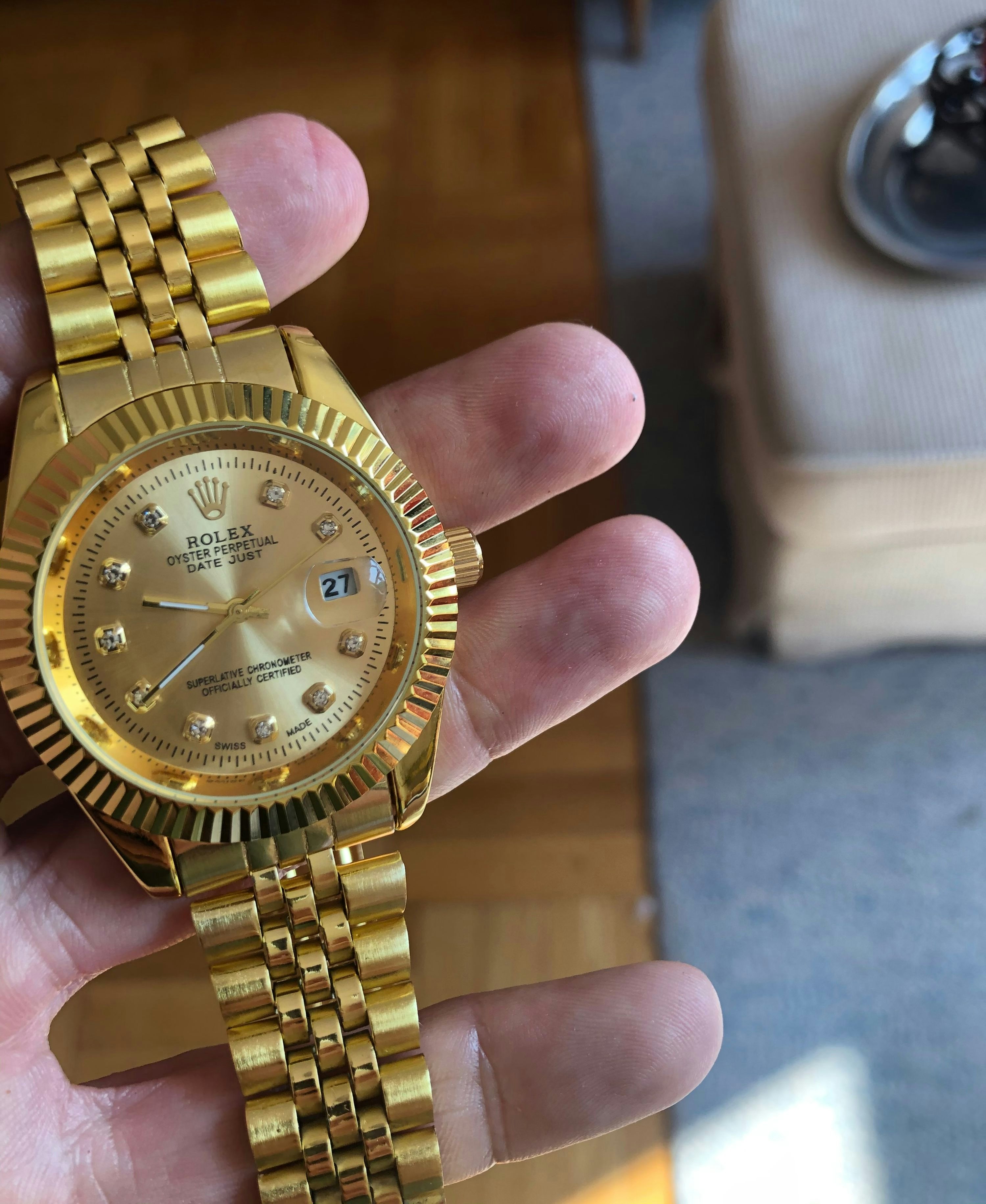 Georg K. fand diese gefälschte Rolex in seinem Postfach.