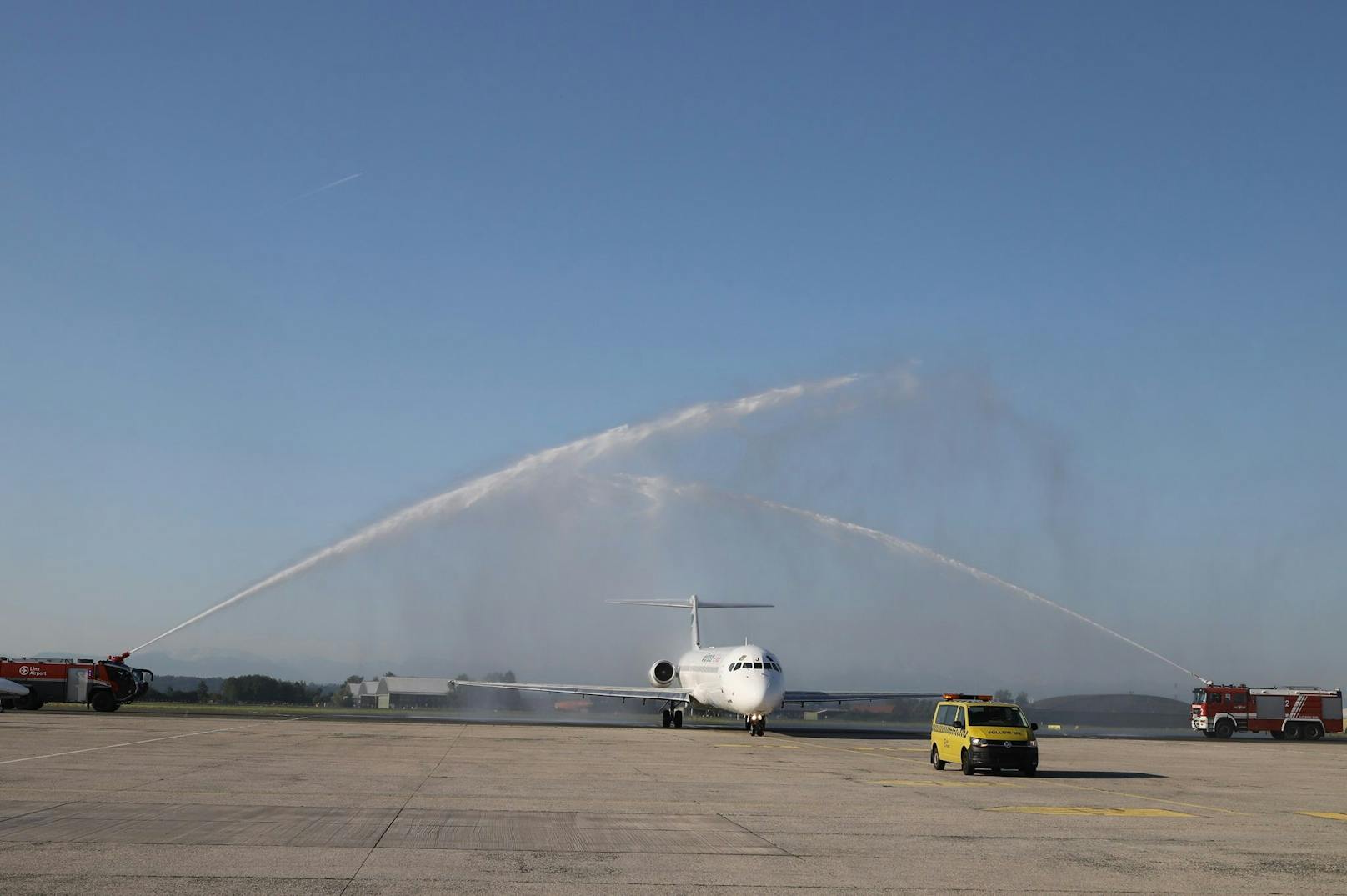 Am Mittwoch startete der erste Charter-Jet vom Linzer Flughafen Richtung Kreta.