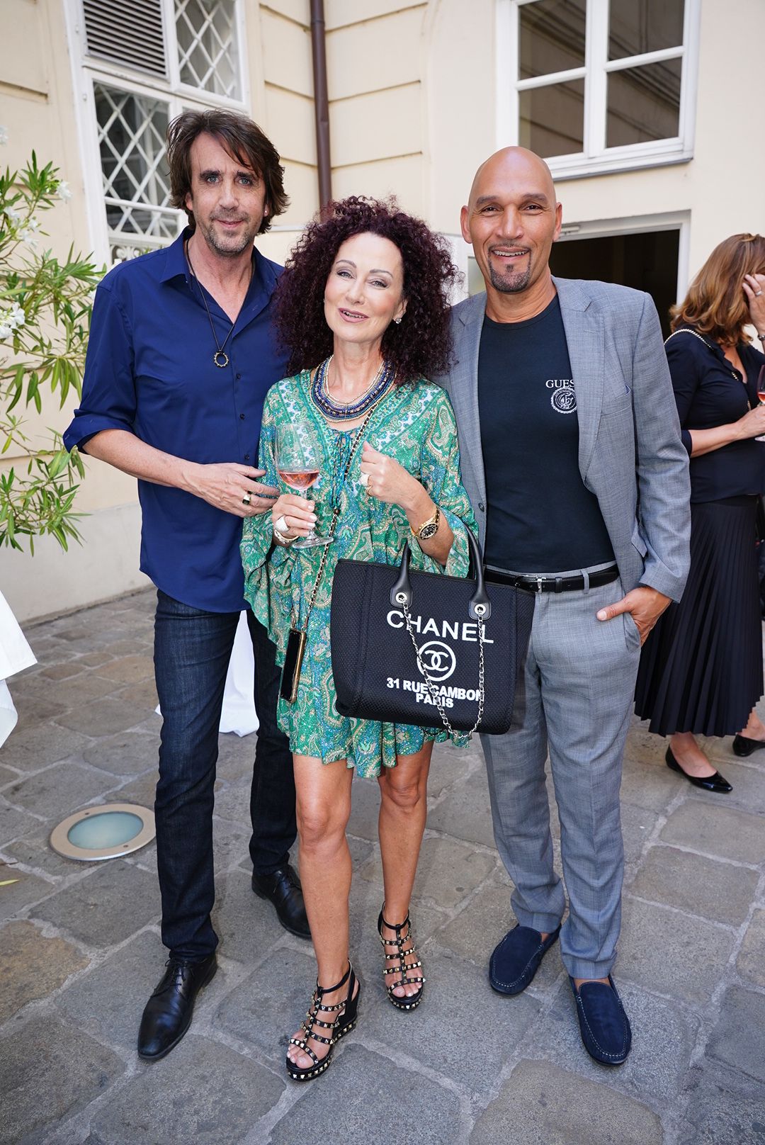 Dicke Freunde: Josef Winkler mit Mausi Lugner und Cyril Radlher